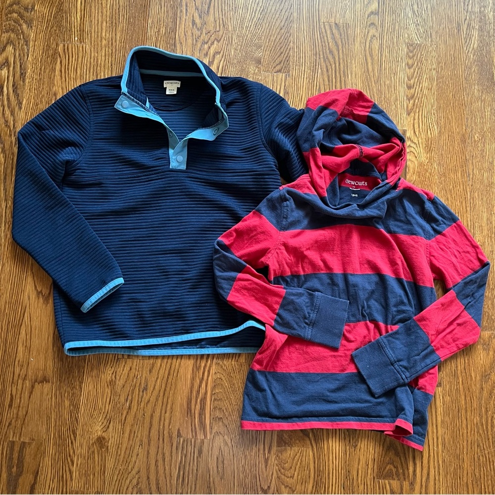 Crewcuts | 💙❤️ Summer weight long-sleeves